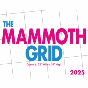 Mammoth Grid Super Deluxe Calendar 2025
