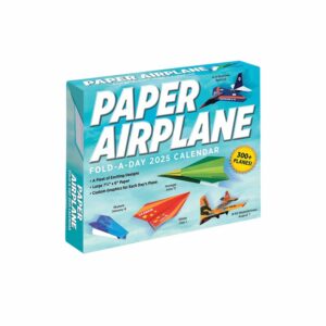Paper Airplane Desk Calendar 2025