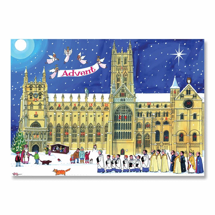 Alison Gardiner, Christmas at the Cathedral A3 Traditional Advent Calendar
