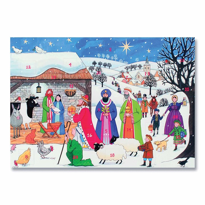 Alison Gardiner, Jesus Is Born Traditional Advent Card