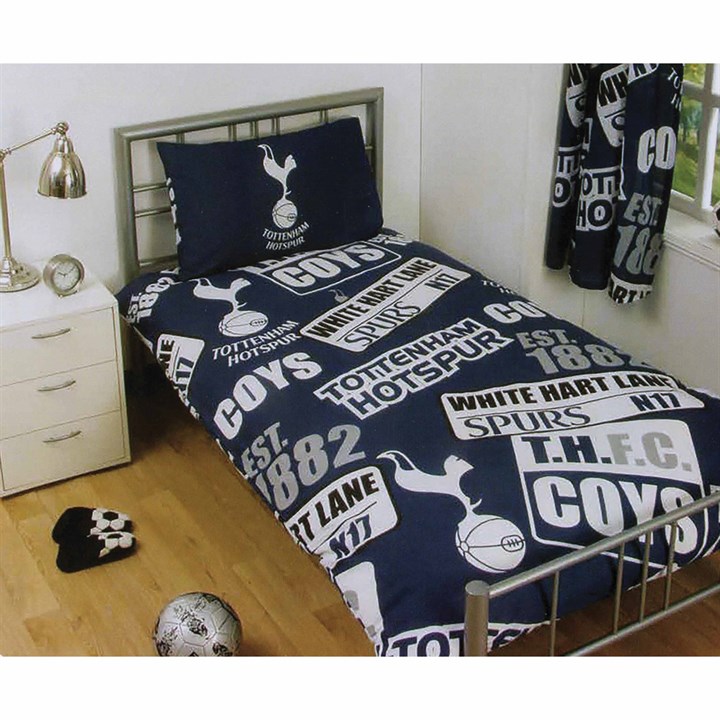 Tottenham Hotspur FC Patch Single Duvet Set