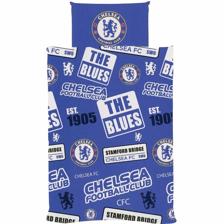 Chelsea FC Patch Single Duvet Set