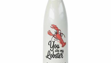 Friends You're My Lobster Water Bottle