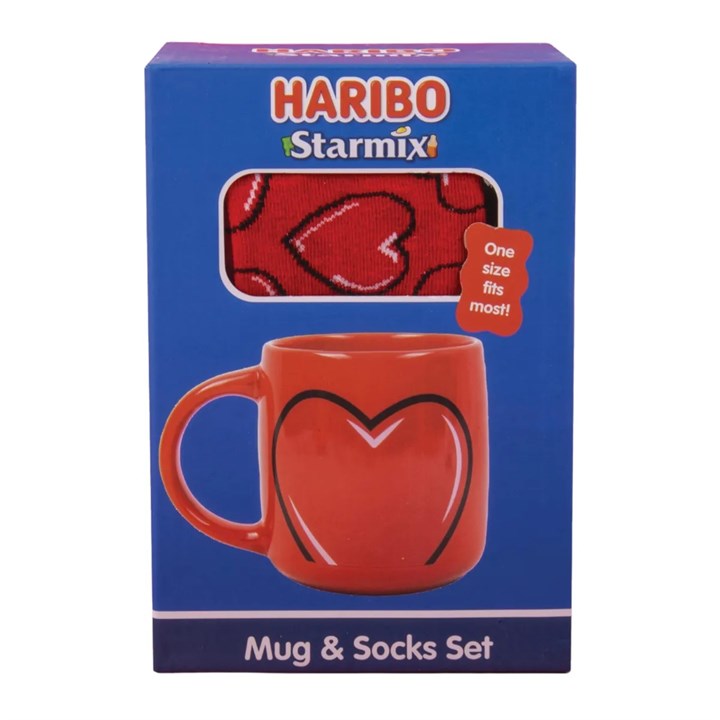 Haribo Heart Mug & Sock Set