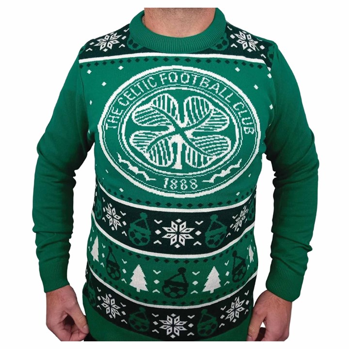 Celtic FC Christmas Jumper Small