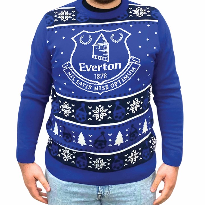 Everton FC Christmas Jumper Small