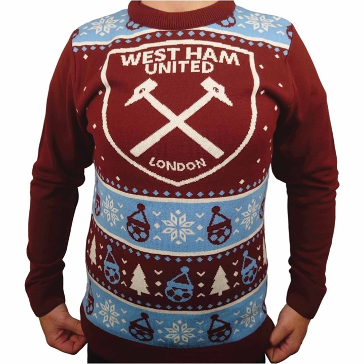 West Ham United FC Christmas Jumper Medium