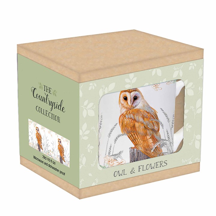 Owl & Flowers Tarka Mug