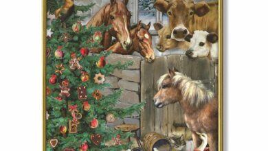 Festive Farm Traditional Advent Calendar