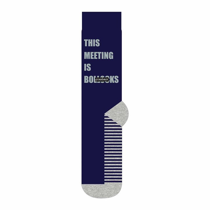 This Meeting is Boll*cks Socks – Size 7 – 11