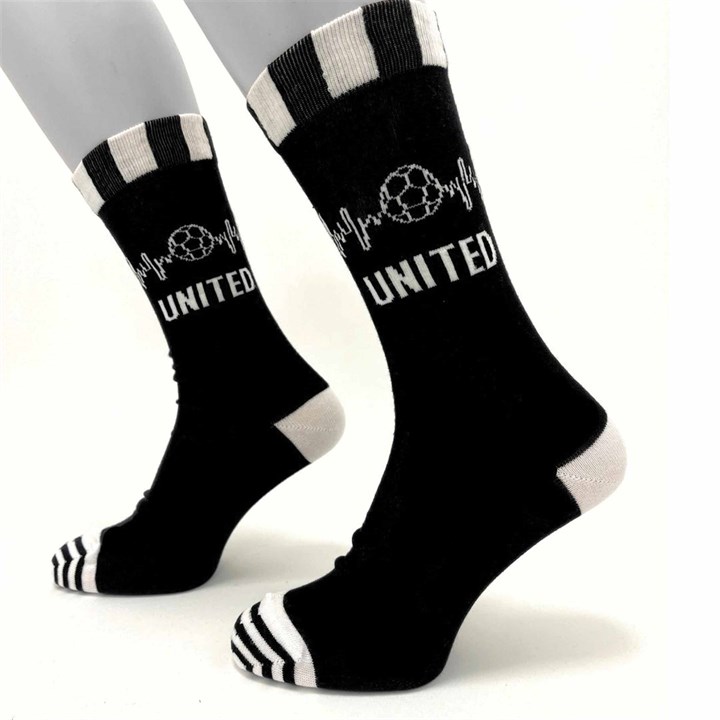 United Stripe Football Socks – Size 7 – 11