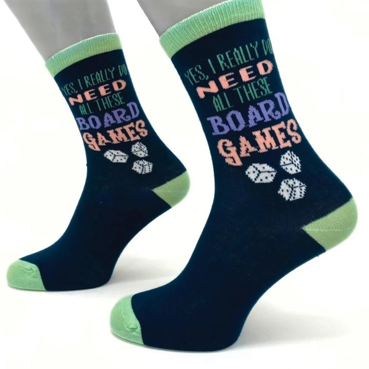 Board Games Socks – Size 4 – 8