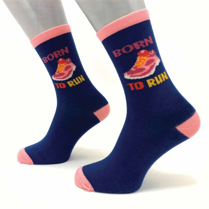 Born to Run Socks – Size 4 – 8
