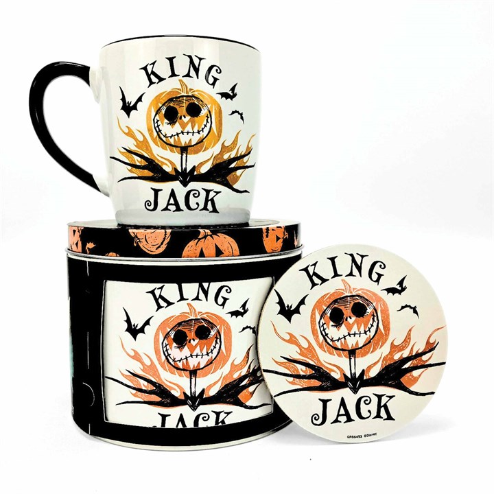 Disney, Nightmare Before Christmas, Jack Mug & Coaster Tin