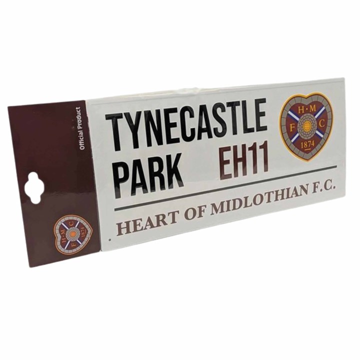 Hearts FC Street Sign