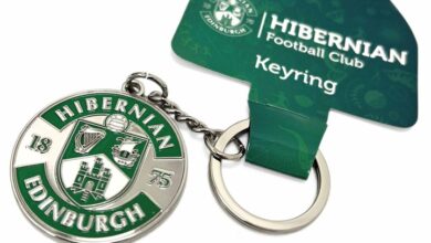 Hibernian FC Crest Keyring
