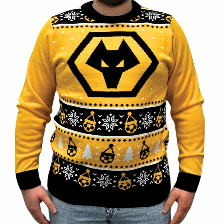 Wolverhampton Wanderers FC Christmas Jumper Small