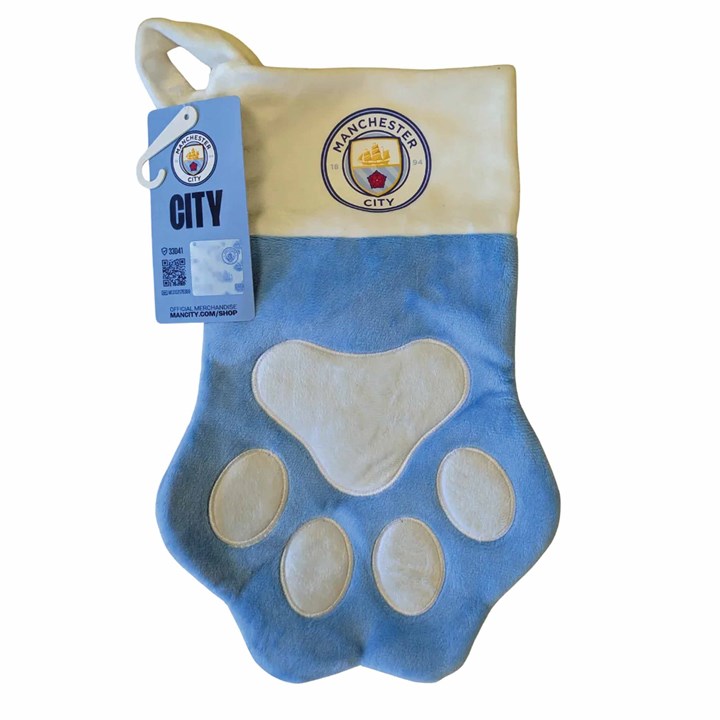 Manchester City FC Paw Stocking