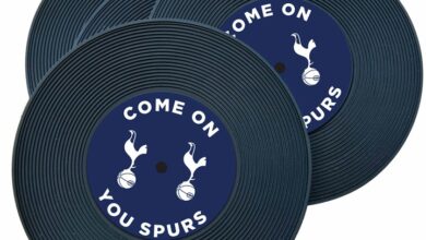 Tottenham Hotspur FC 4 Pack Record Coasters