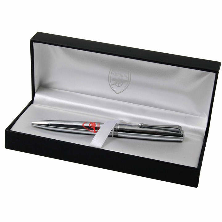 Arsenal FC Chrome Pen in Gift Box