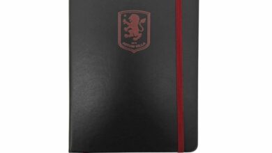 Aston Villa FC Classic Crest A5 Notebook