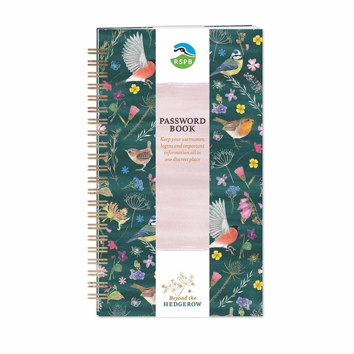 RSPB, Beyond The Hedgerow Password Book