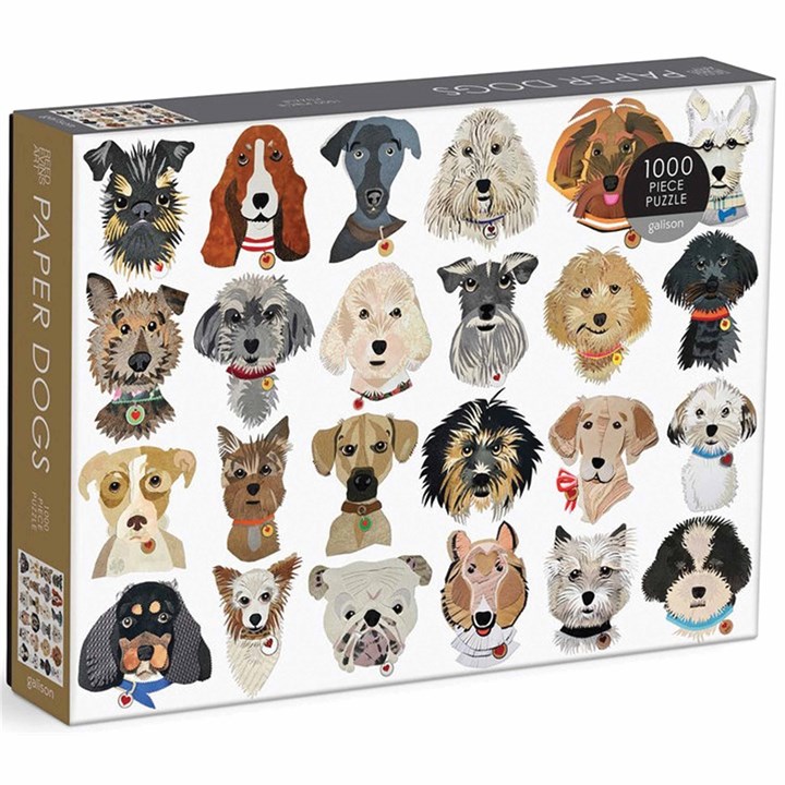 Galison, Paper Dogs Jigsaw