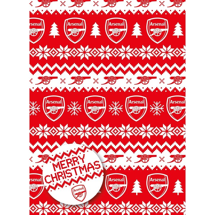 Arsenal FC Christmas Gift Wrap