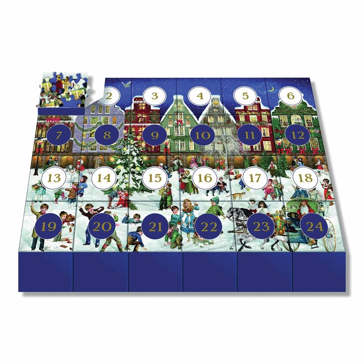 Winter Evening in the Town Advent Calendar Jigsaw