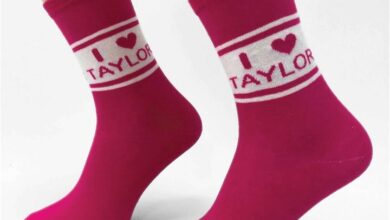 I Heart Taylor Socks - Size 4 - 8