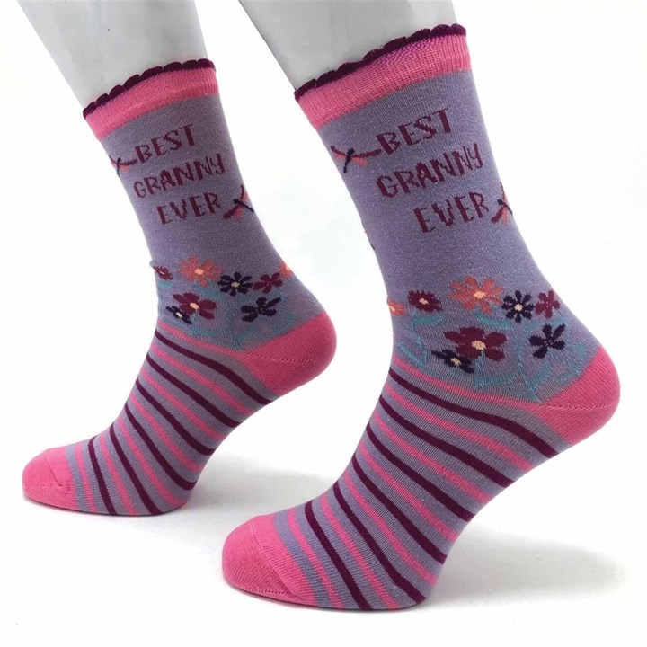 Best Granny Ever Socks – Size 4 – 8