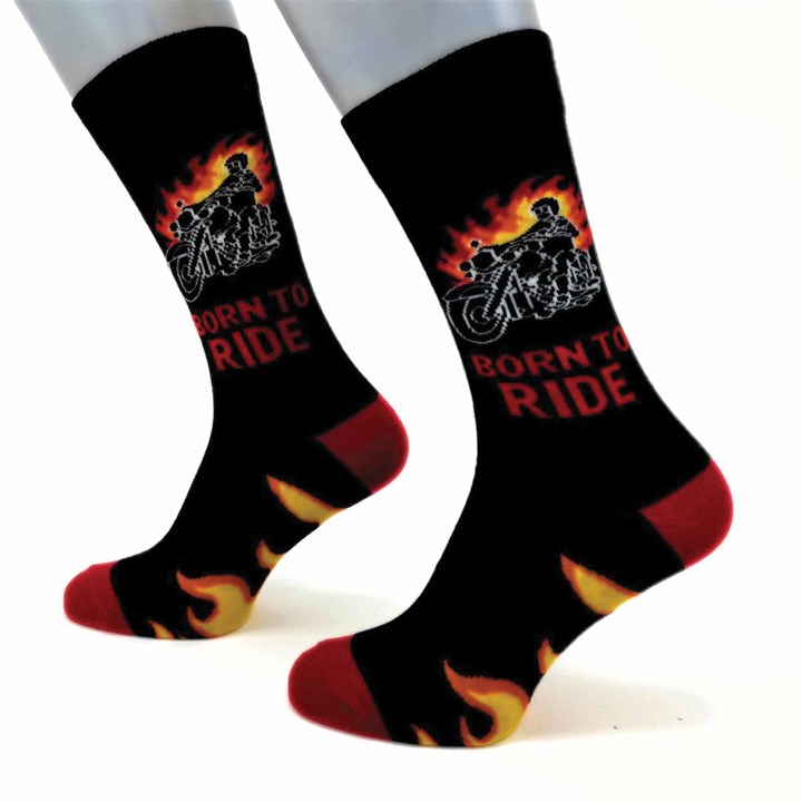 Born to Ride Socks – Size 7 – 11