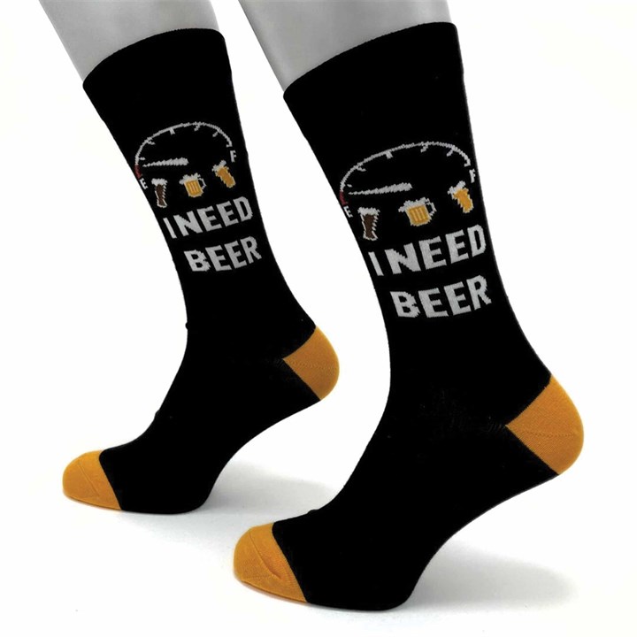 I Need Beer Socks – Size 7 – 11