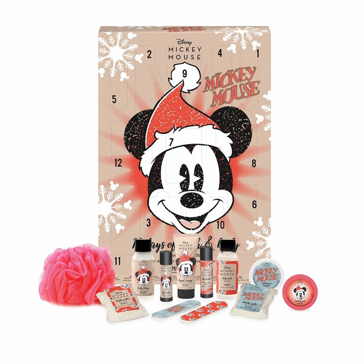 Disney, Mickey Mouse Bath & Body 12 Day Advent Calendar
