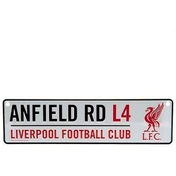 Liverpool FC Window Street Sign