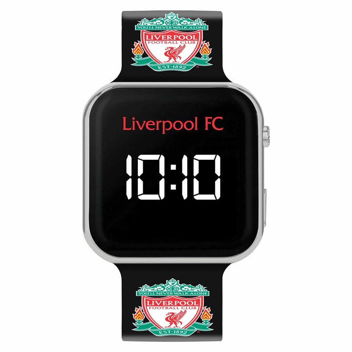 Liverpool FC Black LED Watch
