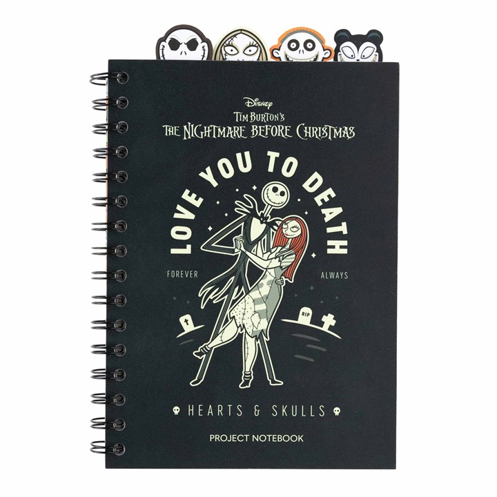 Disney, Nightmare Before Christmas A5 Project Notebook