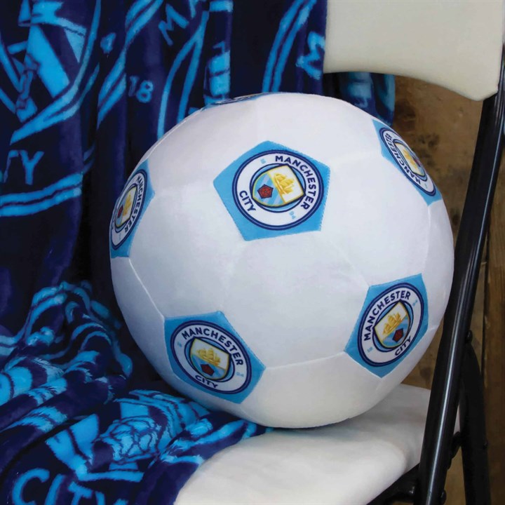 Manchester City FC 3D Football Cushion