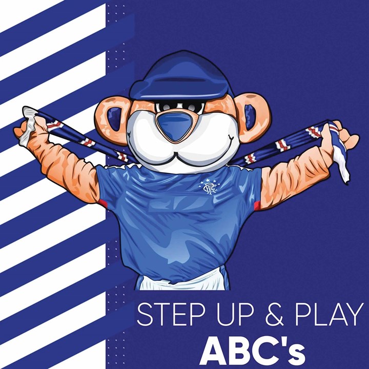 Rangers FC Step up and Play ABC’s Book