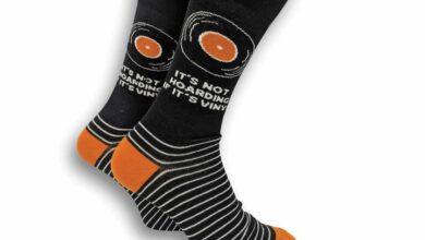 It's Not Hoarding If Its Vinyl Socks - Size 7 - 11