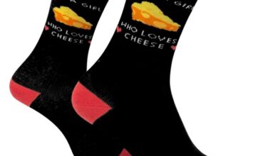 Just a Girl Who Loves Cheese Socks - Size 4 - 8