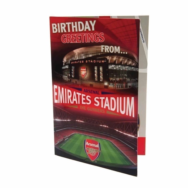 Arsenal FC 3D Stadium Pop Up Birthday Card