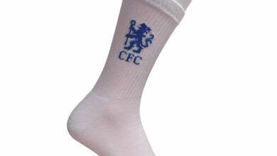 Chelsea FC 3 Pack Sports Socks Size 4 - 6.5