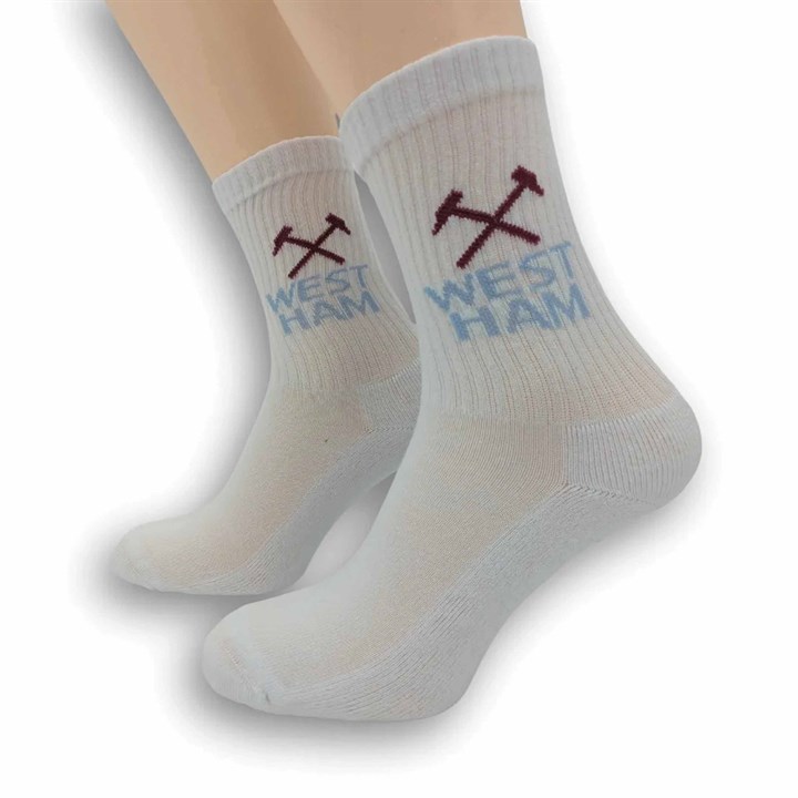 West Ham United FC 3 Pack Sports Socks – Size 4 – 6.5