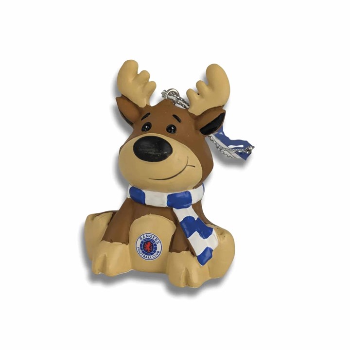 Rangers FC Reindeer Ornament