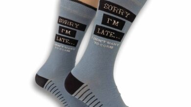 Sorry I'm Late Socks - Size 7 - 11