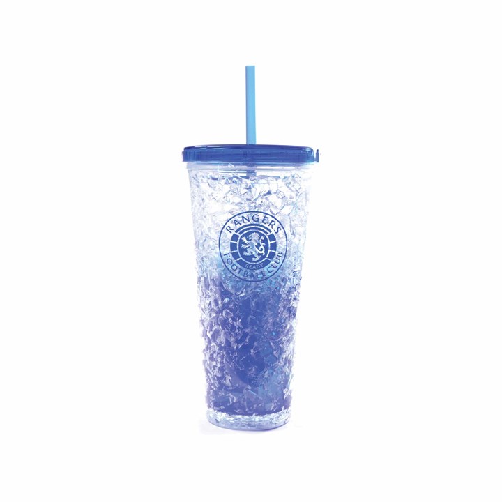 Rangers FC Freezer Cup with Straw