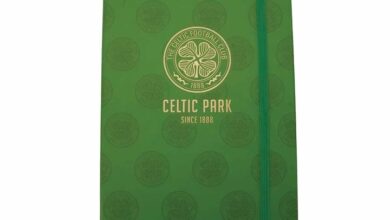 Celtic FC Gold Crest A5 Notebook