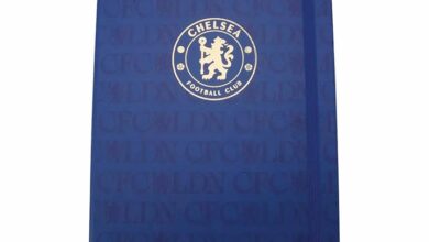 Chelsea FC Gold Crest A5 Notebook