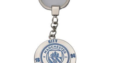 Manchester City FC Fidget Spinning Keyring